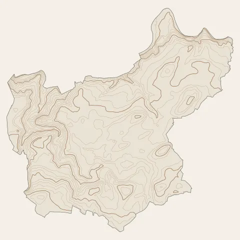Chavanod : courbes de niveau
