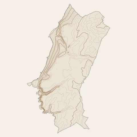 Chens-sur-Léman : courbes de niveau