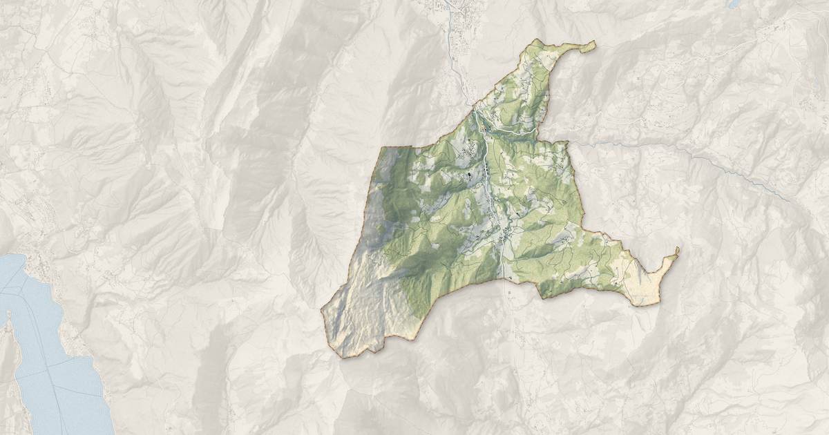Portrait cartographique de Les Clefs : relief, eau, forêts, bâti et voies, calculés à partir des données de l'IGN