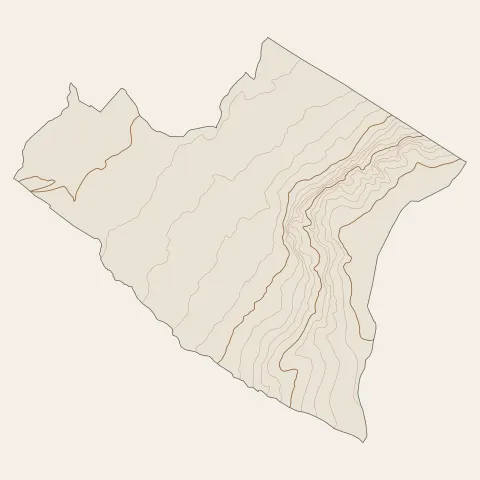 Collonges-sous-Salève : courbes de niveau