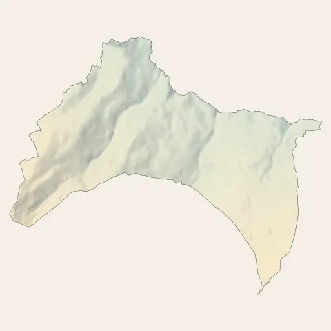 Combloux : relief