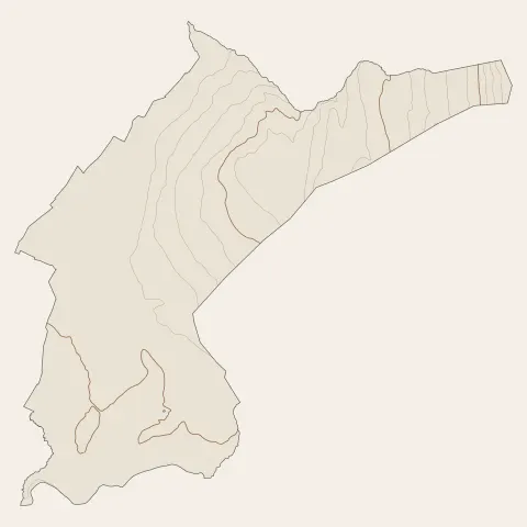 Cranves-Sales : courbes de niveau