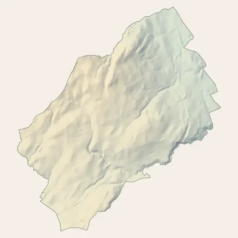 Eteaux : relief