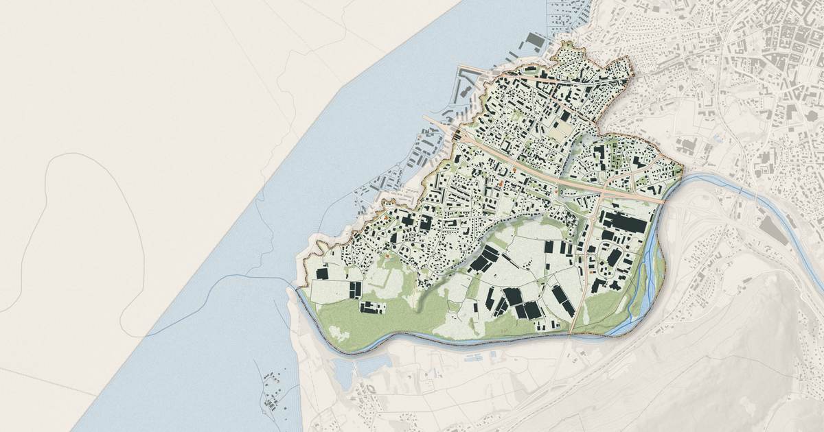 Portrait cartographique de Gaillard : relief, eau, forêts, bâti et voies, calculés à partir des données de l'IGN