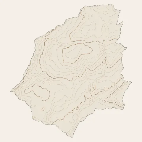 Groisy : courbes de niveau