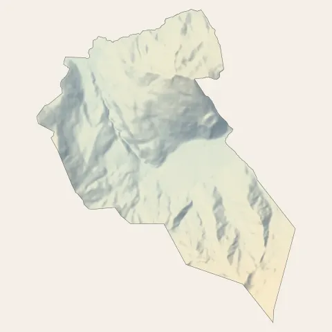 Les Houches : relief