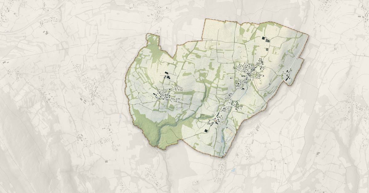 Portrait cartographique de Jonzier-Épagny : relief, eau, forêts, bâti et voies, calculés à partir des données de l'IGN