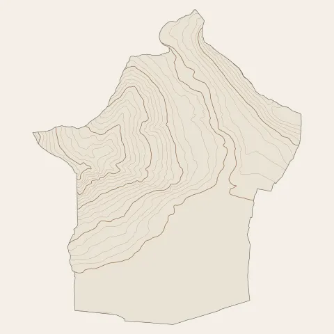 Marignier : courbes de niveau
