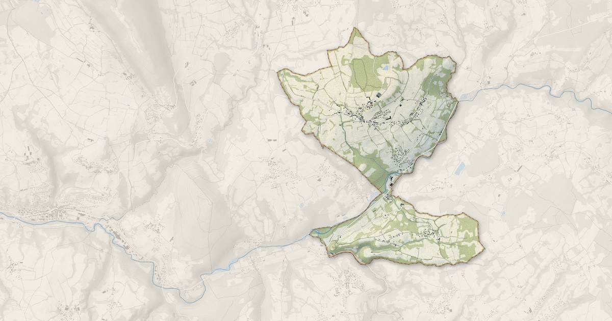 Portrait cartographique de Marlioz : relief, eau, forêts, bâti et voies, calculés à partir des données de l'IGN
