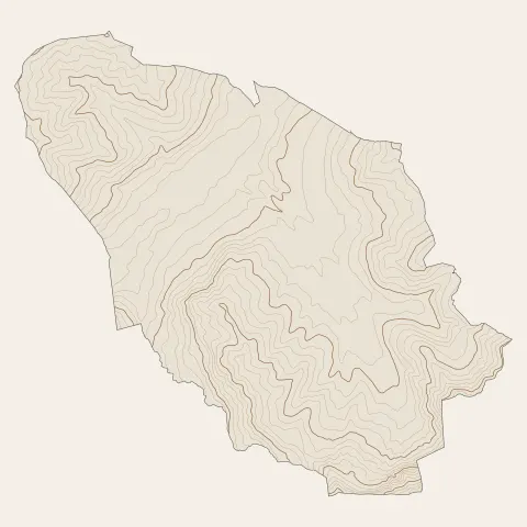 Megève : courbes de niveau