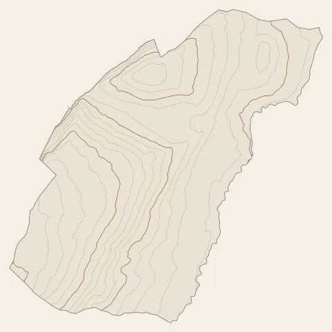 Monnetier-Mornex : courbes de niveau