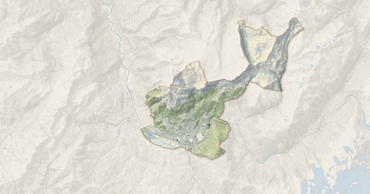 Portrait cartographique de Passy : relief, eau, forêts, bâti et voies, calculés à partir des données de l'IGN