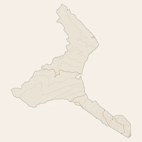 La Roche-sur-Foron : courbes de niveau