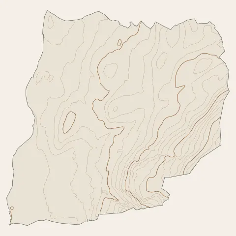 Saint-Félix : courbes de niveau