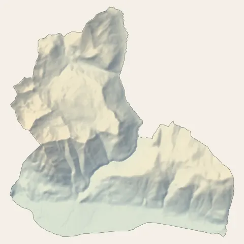 Taninges : relief