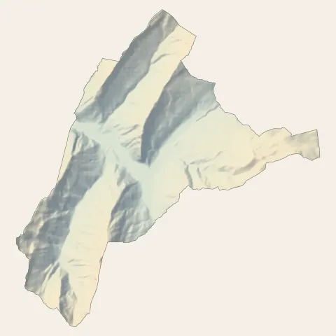 Thônes : relief