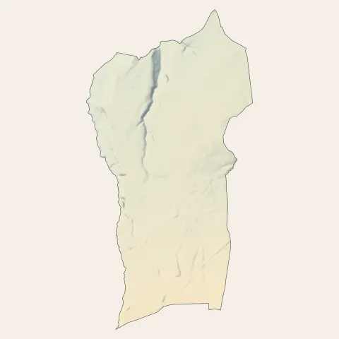 Valleiry : relief