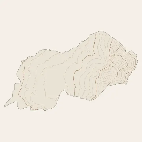 Villaz : courbes de niveau