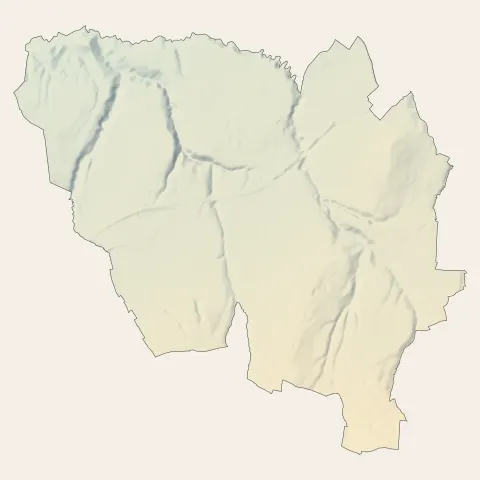 Viry : relief