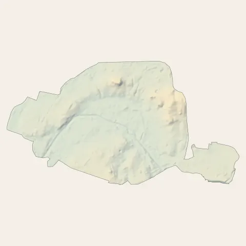 Paris : relief