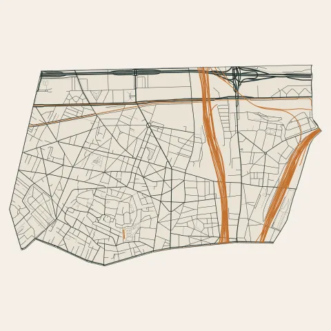 Paris 18e Arrondissement : voies