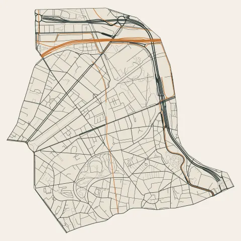 Paris 19e Arrondissement : voies