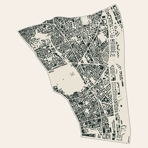 Paris 20e Arrondissement : bâti