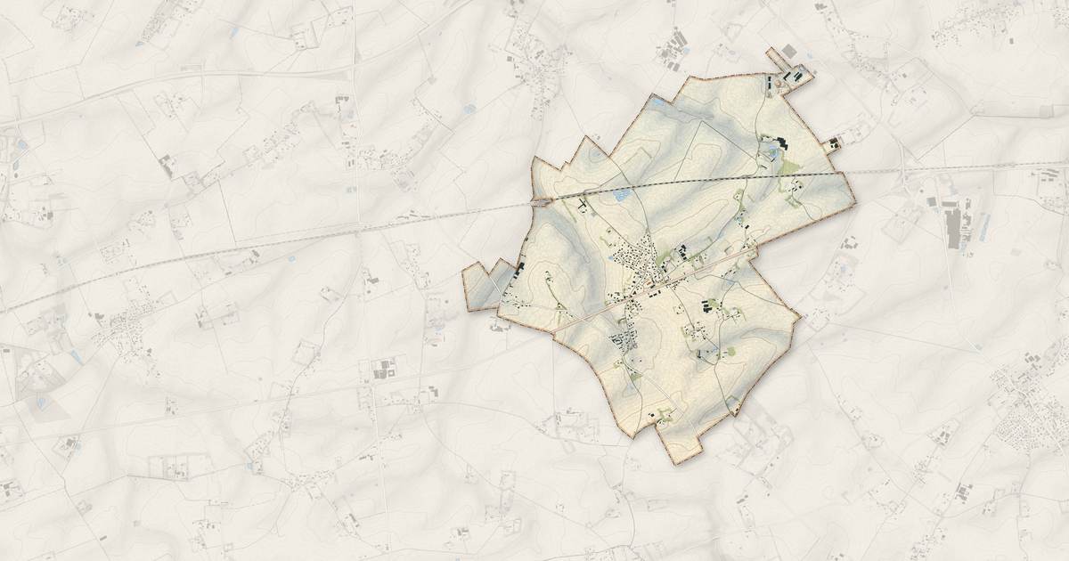 Portrait cartographique de Alvimare : relief, eau, forêts, bâti et voies, calculés à partir des données de l'IGN