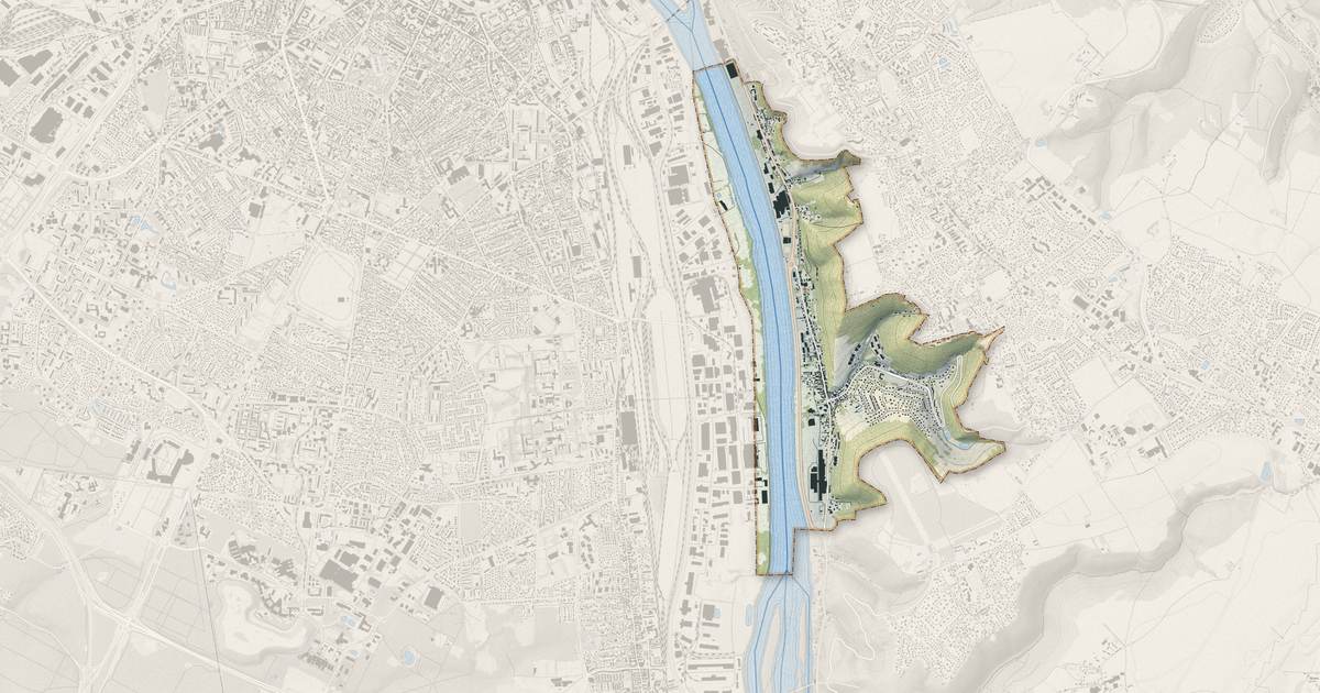 Portrait cartographique de Amfreville-la-Mi-Voie : relief, eau, forêts, bâti et voies, calculés à partir des données de l'IGN