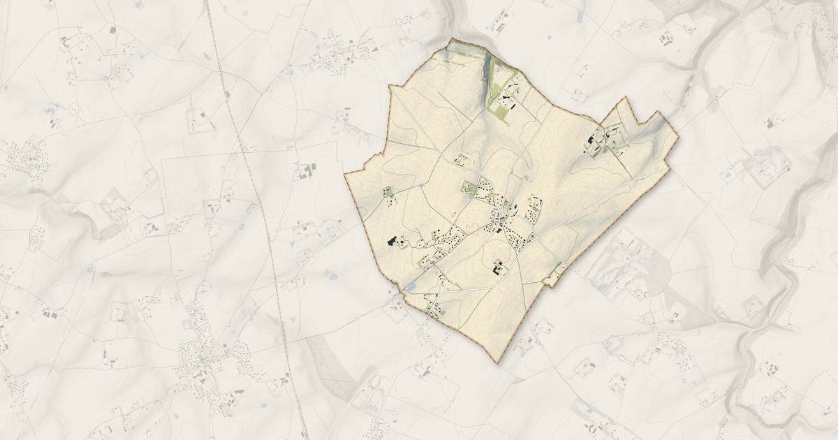 Portrait cartographique de Annouville-Vilmesnil : relief, eau, forêts, bâti et voies, calculés à partir des données de l'IGN