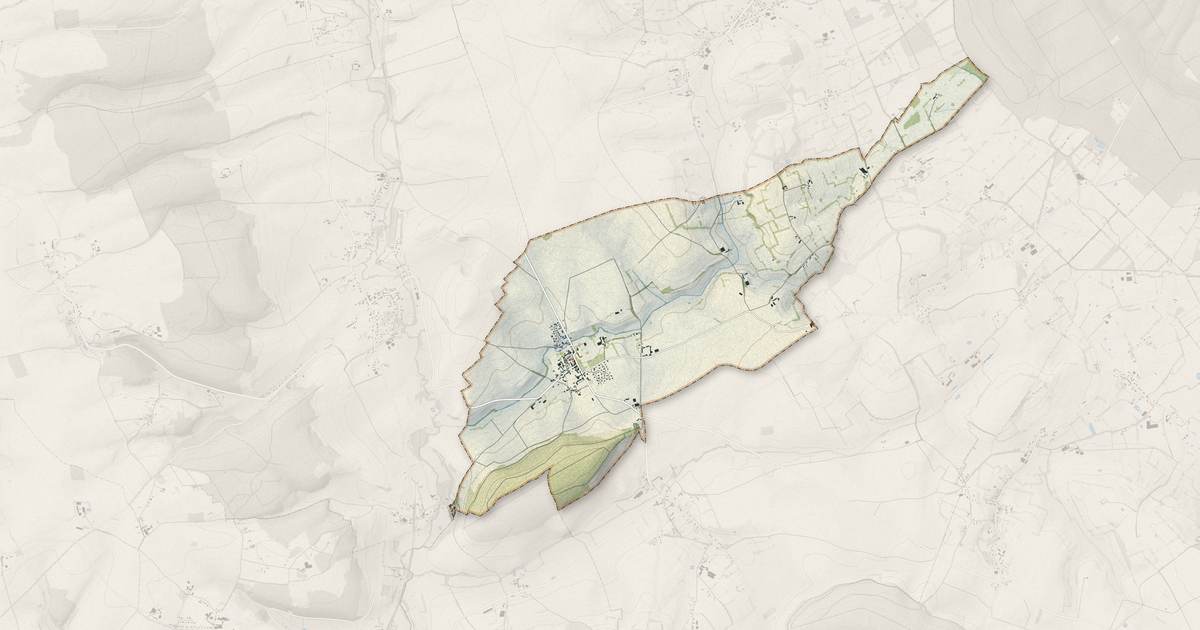 Portrait cartographique de Argueil : relief, eau, forêts, bâti et voies, calculés à partir des données de l'IGN