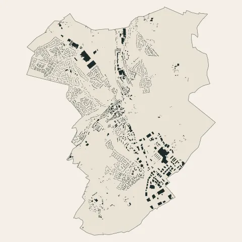 Barentin : bâti