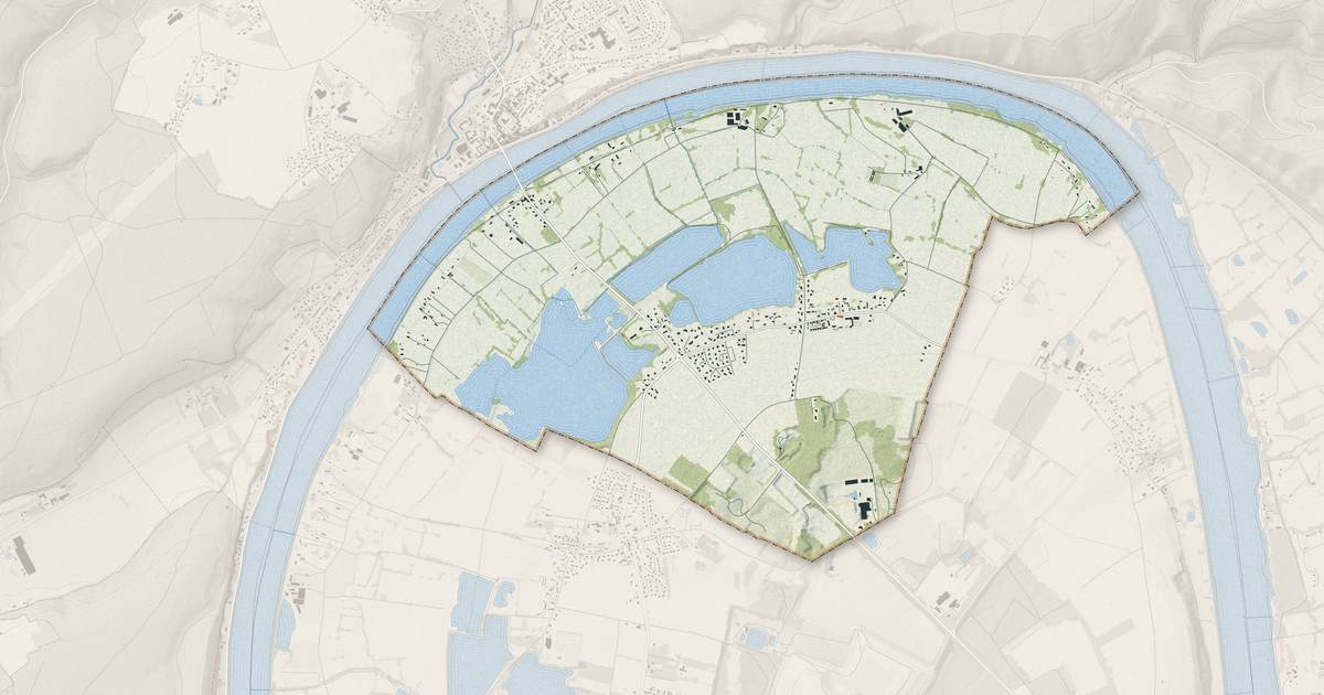 Portrait cartographique de Berville-sur-Seine : relief, eau, forêts, bâti et voies, calculés à partir des données de l'IGN