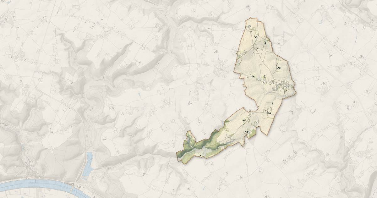 Portrait cartographique de Blacqueville : relief, eau, forêts, bâti et voies, calculés à partir des données de l'IGN