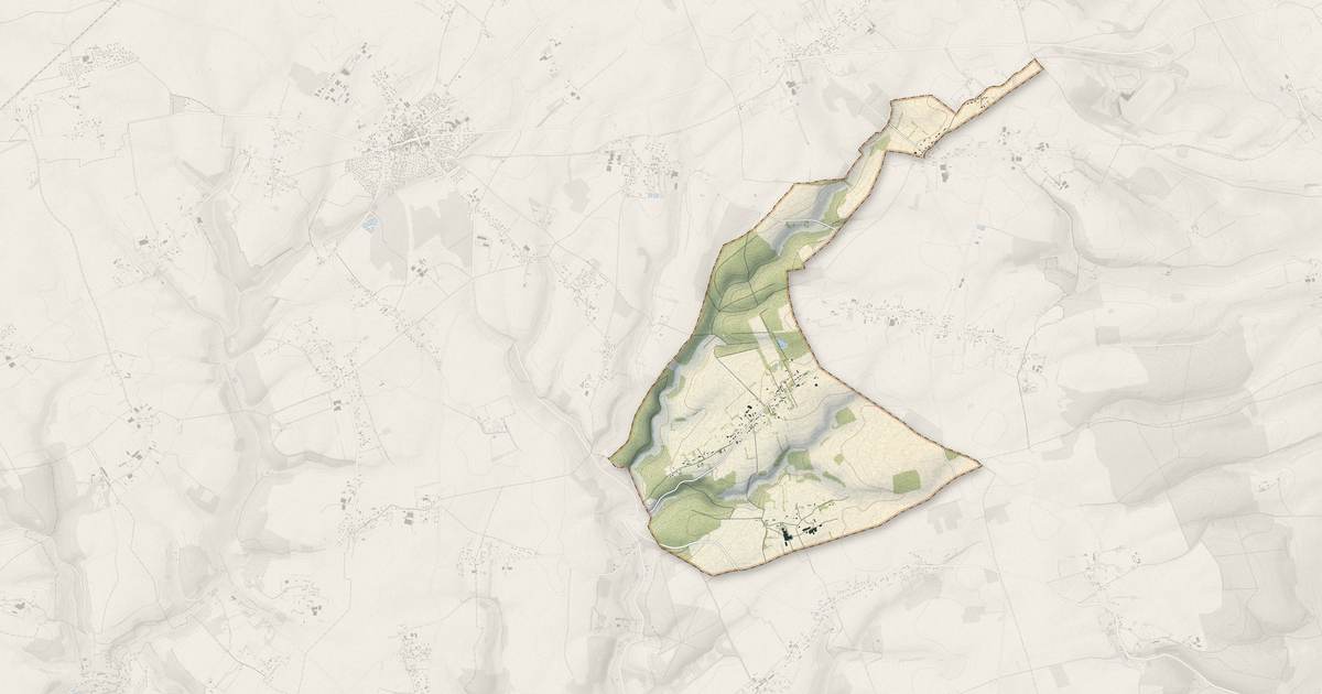 Portrait cartographique de Bois-Héroult : relief, eau, forêts, bâti et voies, calculés à partir des données de l'IGN