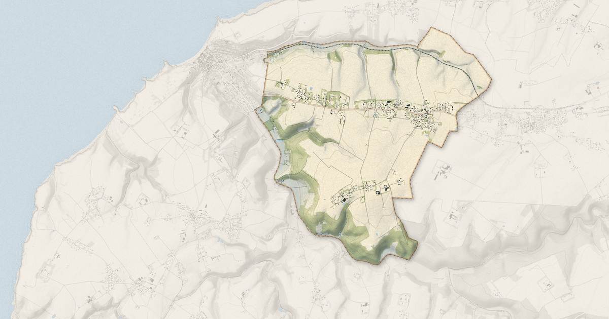 Portrait cartographique de Bordeaux-Saint-Clair : relief, eau, forêts, bâti et voies, calculés à partir des données de l'IGN