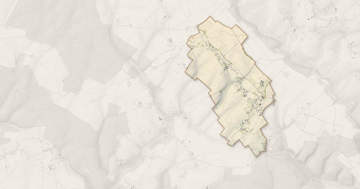 Portrait cartographique de Bosc-Hyons : relief, eau, forêts, bâti et voies, calculés à partir des données de l'IGN