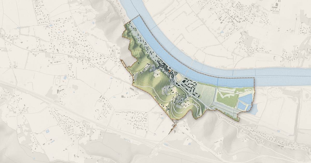 Portrait cartographique de La Bouille : relief, eau, forêts, bâti et voies, calculés à partir des données de l'IGN
