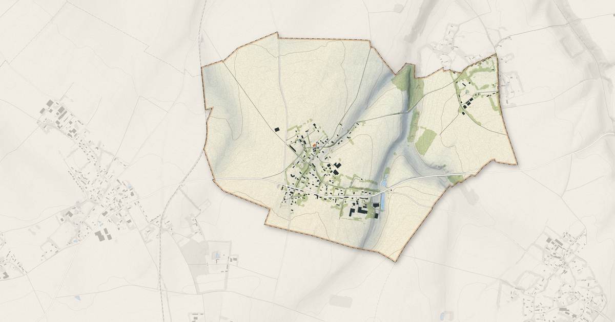 Portrait cartographique de Crasville-la-Mallet : relief, eau, forêts, bâti et voies, calculés à partir des données de l'IGN