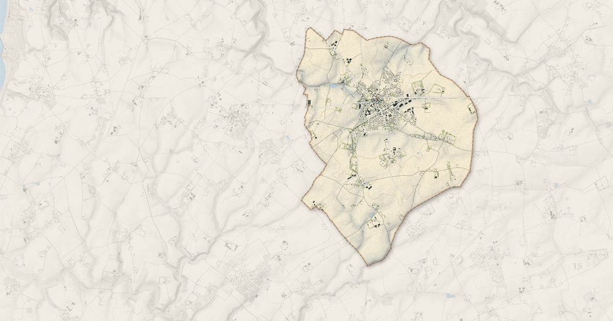 Portrait cartographique de Criquetot-l'Esneval : relief, eau, forêts, bâti et voies, calculés à partir des données de l'IGN