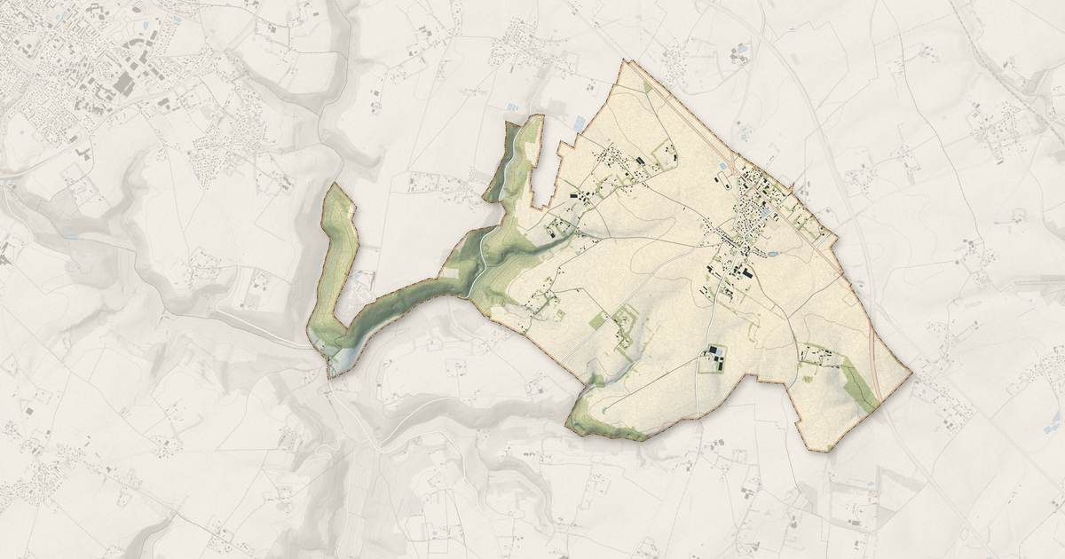 Portrait cartographique de Croix-Mare : relief, eau, forêts, bâti et voies, calculés à partir des données de l'IGN