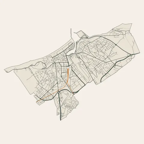 Dieppe : voies
