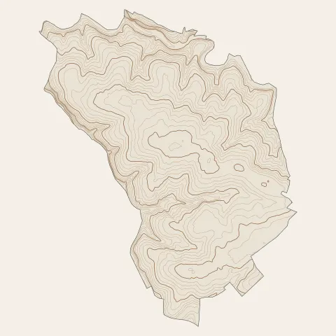 Doudeville : courbes de niveau
