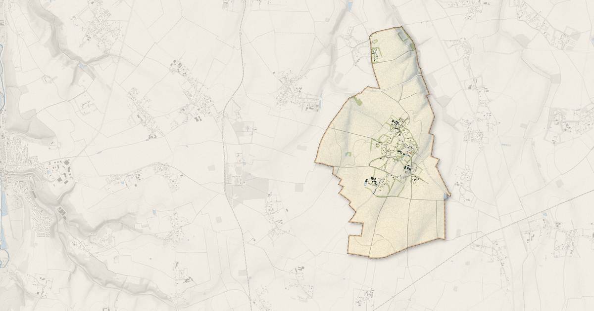 Portrait cartographique de Drosay : relief, eau, forêts, bâti et voies, calculés à partir des données de l'IGN