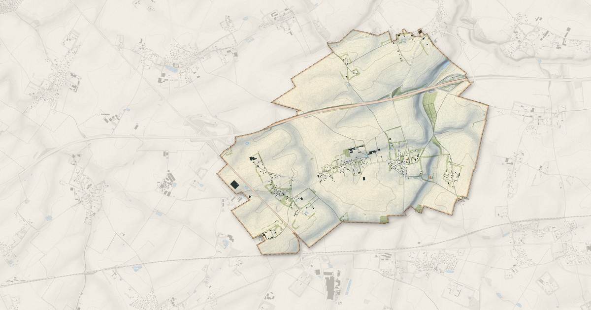 Portrait cartographique de Écretteville-lès-Baons : relief, eau, forêts, bâti et voies, calculés à partir des données de l'IGN