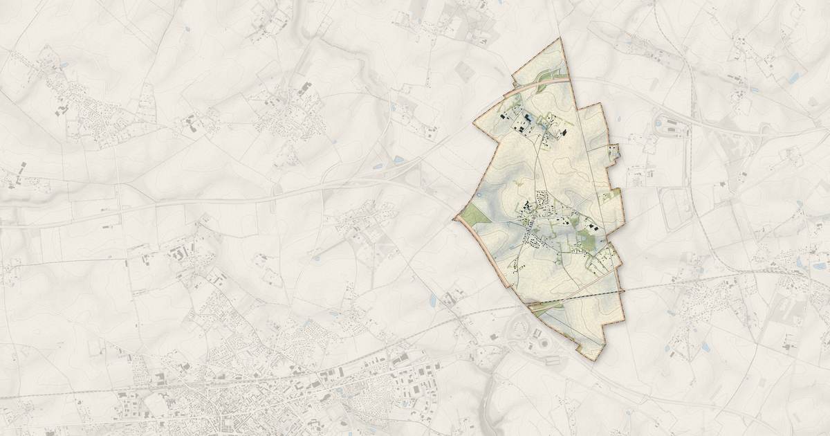 Portrait cartographique de Ectot-lès-Baons : relief, eau, forêts, bâti et voies, calculés à partir des données de l'IGN