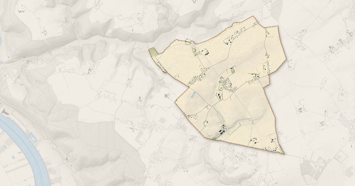 Portrait cartographique de Épinay-sur-Duclair : relief, eau, forêts, bâti et voies, calculés à partir des données de l'IGN