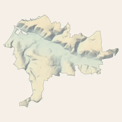 Fécamp : relief