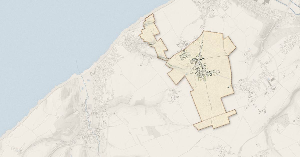Portrait cartographique de Flocques : relief, eau, forêts, bâti et voies, calculés à partir des données de l'IGN