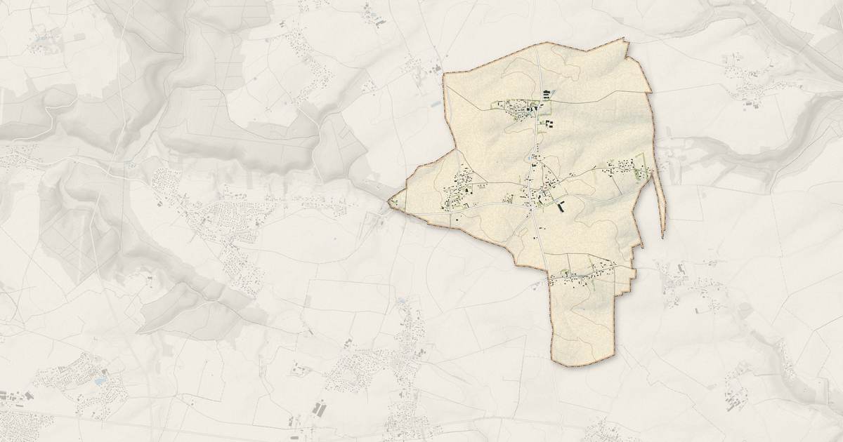 Portrait cartographique de Fresne-le-Plan : relief, eau, forêts, bâti et voies, calculés à partir des données de l'IGN